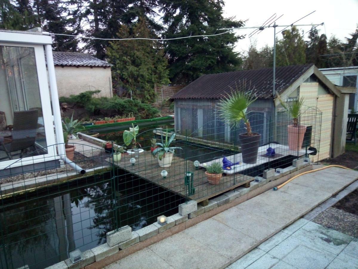 Ferienwohnung Kleines Haus im Oderbruch Neutrebbin Exterior foto